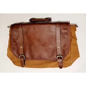 *RESCUE ANIMAL FUNDRAISER*Genuine Leather Messenger Bag Brown Suede Satchel